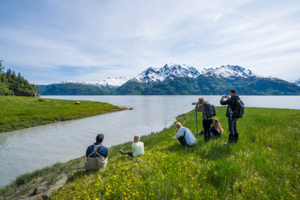 The Johnson Tract Gold Mine would be constructed at the headwaters of the Johnson River right into the side of Mt. Iliamna, one of Cook Inlet's iconic, active volcanoes visible in the background. A 20-mile ore haul road through this valley to the proposed port in Tuxedni Bay would fill in wetlands and fragment habitat while introducing traffic, noise, lights, risk of pollution from heavy metals, sulfuric acid, and fuel, and human-wildlife conflicts. Is this the type of activity we are willing to allow in Lake Clark National Park? Photo credit: Aaron Minks
